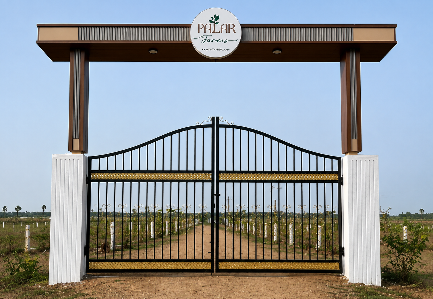 Palar Organic Farmland - Entrance